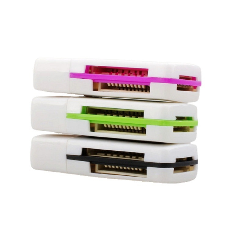 Αναγνώστης καρτών USB All-in-One με USB 2.0, εξωτερική εγκατάσταση, υποστηρίζει CF/SD/TF/MicroSD/MMC