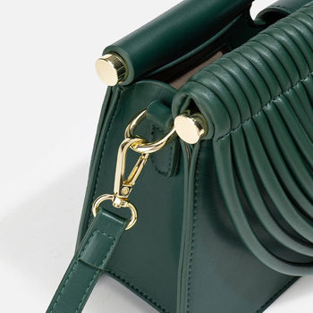 Torba preko ramena crossbody, PU materijal, otvoreni vrh, poliester podstava, horizontalni kvadratni oblik