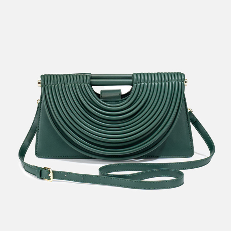 Torba preko ramena crossbody, PU materijal, otvoreni vrh, poliester podstava, horizontalni kvadratni oblik