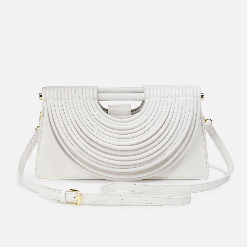 Torba preko ramena crossbody, PU materijal, otvoreni vrh, poliester podstava, horizontalni kvadratni oblik