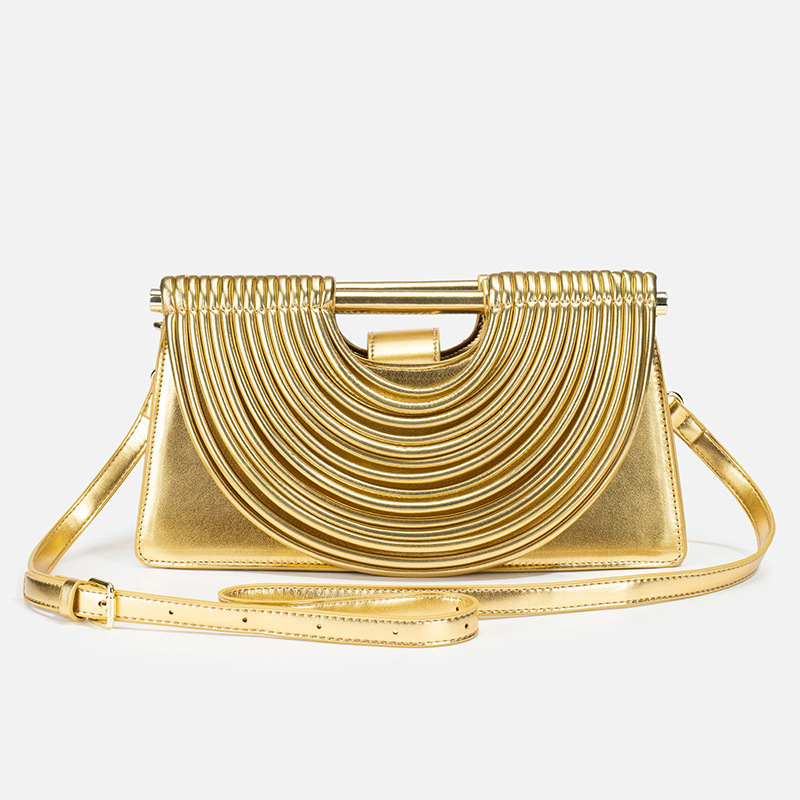 Torba preko ramena crossbody, PU materijal, otvoreni vrh, poliester podstava, horizontalni kvadratni oblik