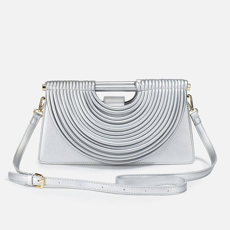 Torba preko ramena crossbody, PU materijal, otvoreni vrh, poliester podstava, horizontalni kvadratni oblik