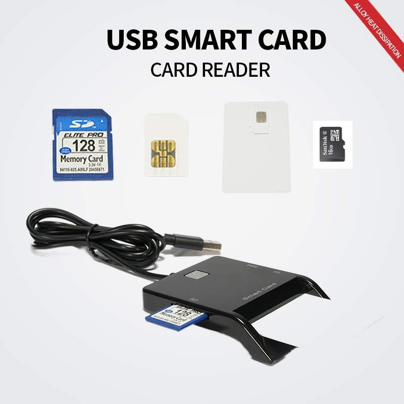 USB čitač pametnih kartica sa podrškom SIM/SD čipa; vanjska instalacija; kompatibilan s više OS-a; OEM i ispis logotipa dostupni