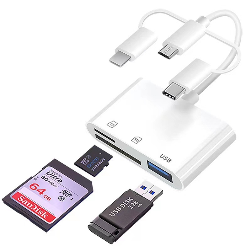 Tri u jednom USB 2.0 čitač kartica i docking stanica za Apple uređaje