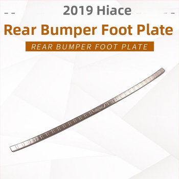 Prag LED pentru uși din oțel inoxidabil pentru HIACE 2019 – pedala de întâmpinare LED interioară și exterioară și panou de protecție spate
