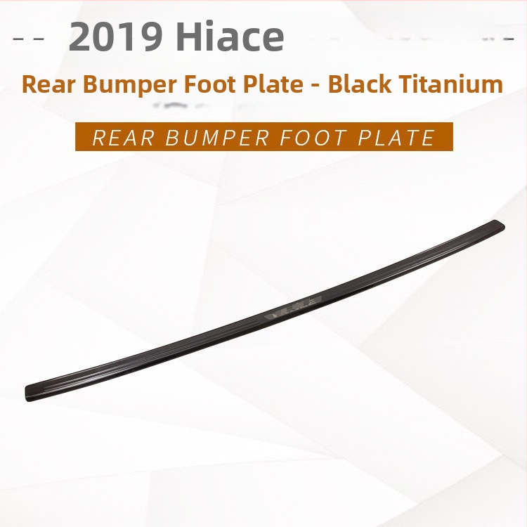 Prag LED pentru uși din oțel inoxidabil pentru HIACE 2019 – pedala de întâmpinare LED interioară și exterioară și panou de protecție spate