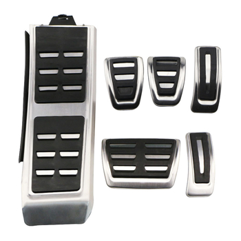 OEM set pedala gasa i kočnice od nehrđajućeg čelika za Audi A1/A4L/A6L/Q5 (2010–2020, automatik)