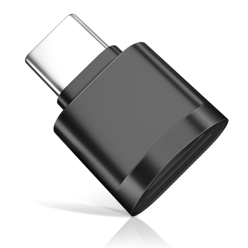 TYPE-C mobiltelefon kártyaolvasó, TF-kártya támogatás, USB 2.0 OTG, külső fém test