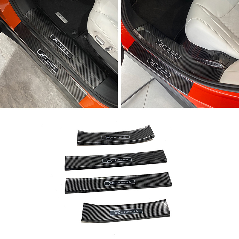 Plasztikus ajtó küszöb és csomagtérajtó védőprofil Xiaopeng G6-hoz (2023-as modell) – First Domain