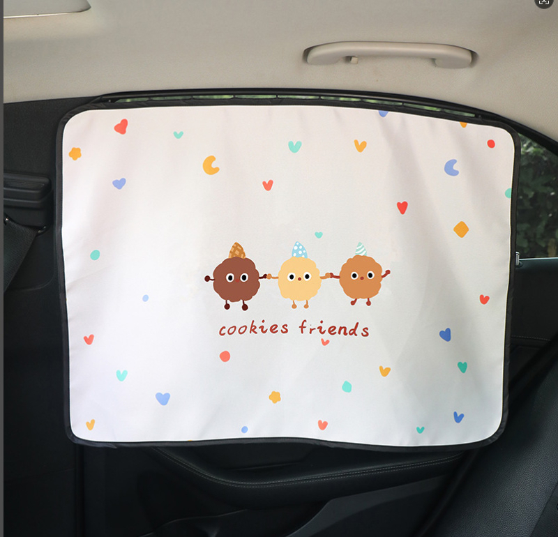 Μαγνητικό σκίαστρο παραθύρου για καρότσι μωρού, πολυεστερικό, προσαρμοστικό, γενική συμβατότητα, κρεμαστό σύστημα, διαθέσιμο ιδιωτικής ετικέτας