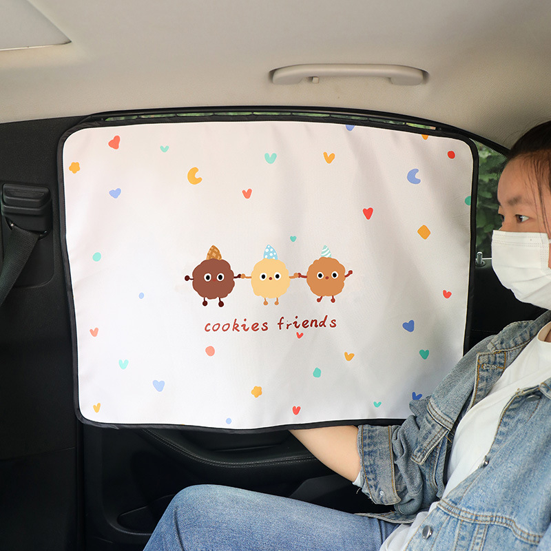 Μαγνητικό σκίαστρο παραθύρου για καρότσι μωρού, πολυεστερικό, προσαρμοστικό, γενική συμβατότητα, κρεμαστό σύστημα, διαθέσιμο ιδιωτικής ετικέτας