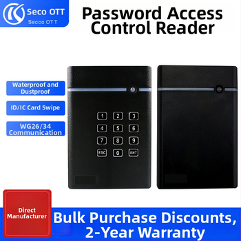 Bezkontaktni čitač IC/ID karti za pristup s tipkovnicom – 13,56 MHz, vrijeme čitanja 0,2 s, model KA15-M26/34, memorija 100000