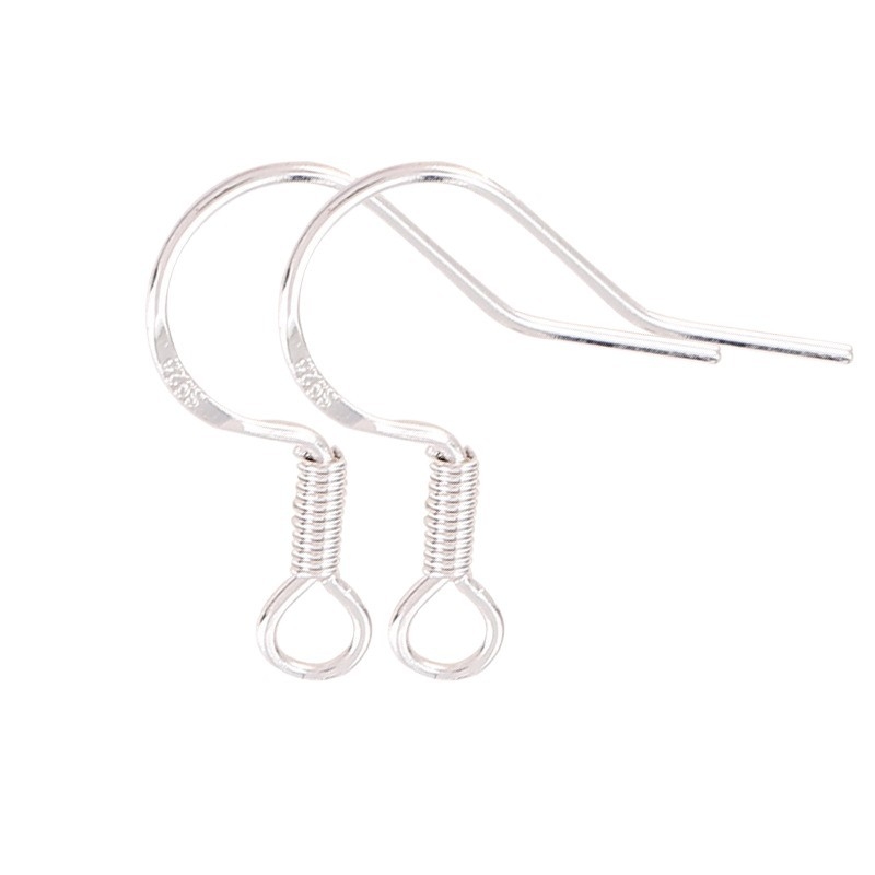 Yong Meng ezüst fülhurok 925-ös ezüstből, természetes stílus, kód 020