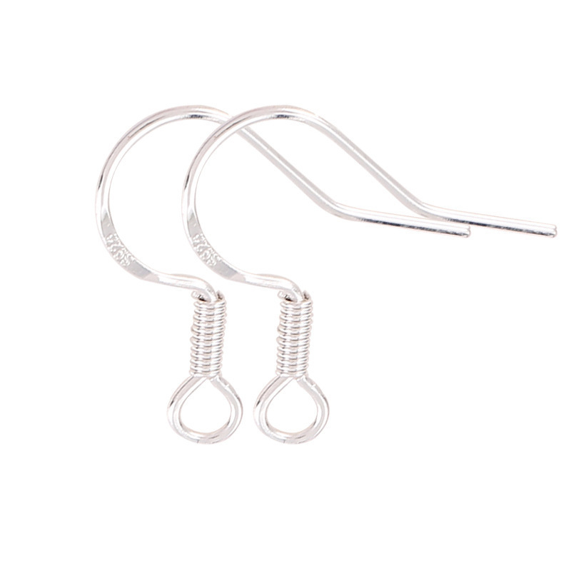 Yong Meng ezüst fülhurok 925-ös ezüstből, természetes stílus, kód 020