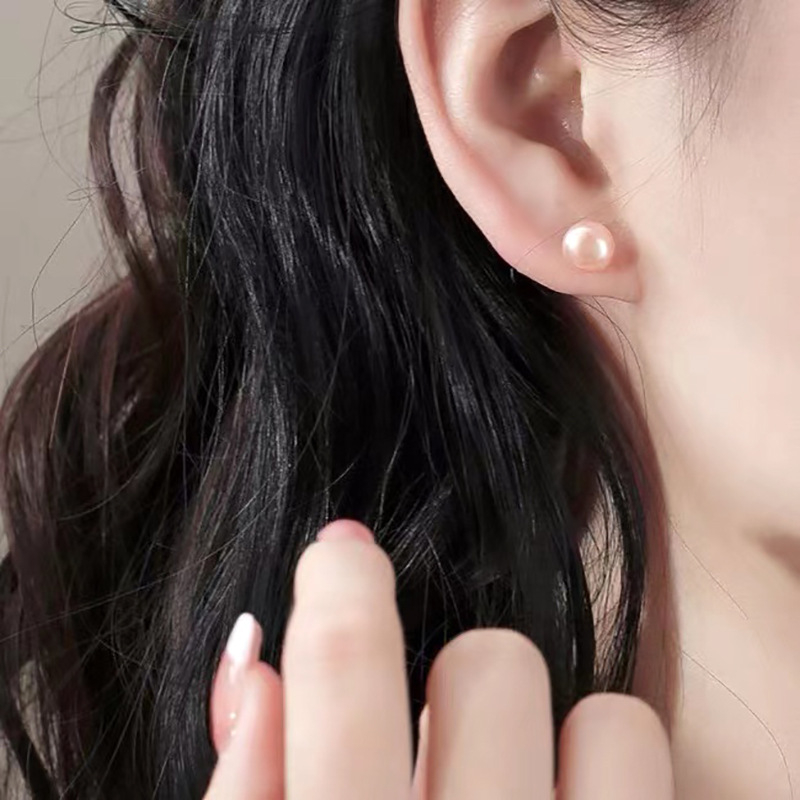 Gyöngyös fülklip nőknek, kézzel készített, 14K aranyinjektált bevonat, mosquito coil-ihletésű dizájn