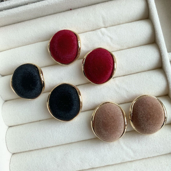 Női fülbevaló, geometriai dizájn, cinkötvözet, elektroplakolás, réz tüske