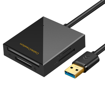 Četiri u jednom čitač kartica USB 3.0 CF, MS, SD i TF – za telefone i računala