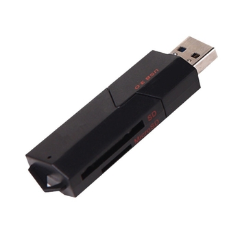 USB 3.0 čitač kartica SD/TF s izvučnim poklopcem, 2-u-1 brzo čitanje i pisanje