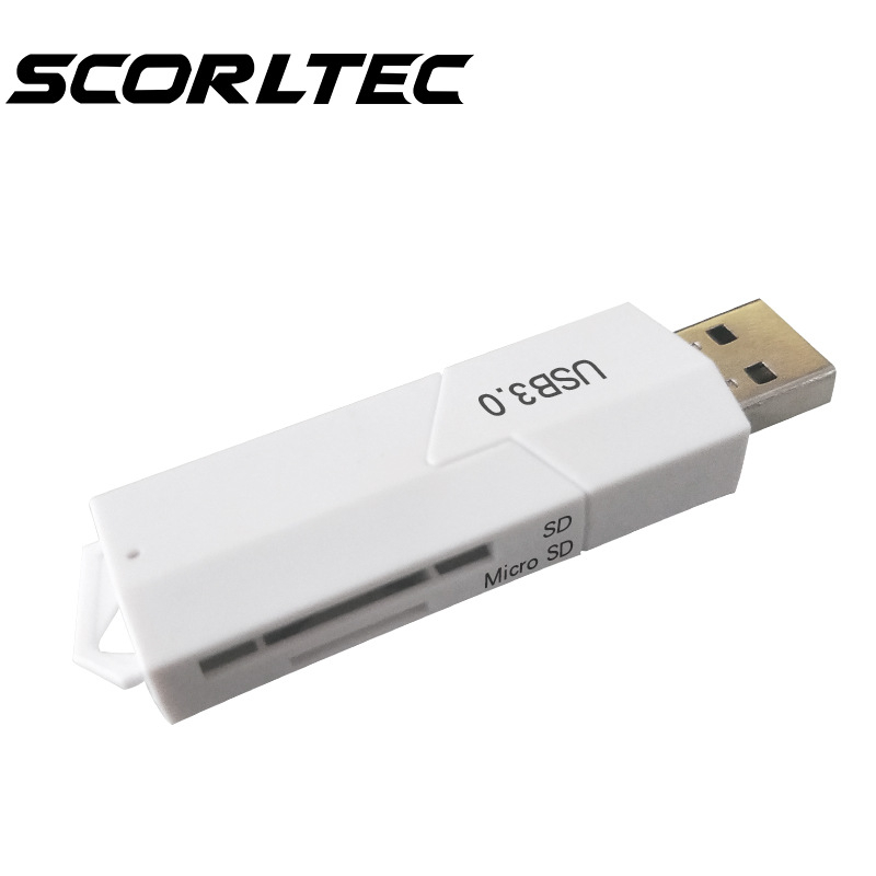 USB 3.0 čitač kartica SD/TF s izvučnim poklopcem, 2-u-1 brzo čitanje i pisanje