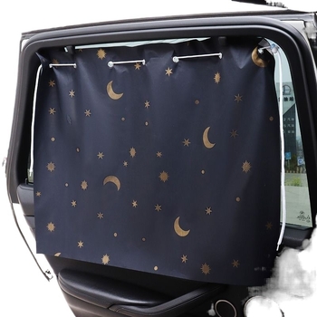 Κουρτίνα σκίασης αυτοκινήτου για ιδιωτικότητα, με βεντούζες, τηλεσκοπικός σχεδιασμός, από μη υφαντό ύφασμα, ανακλαστικός τύπος