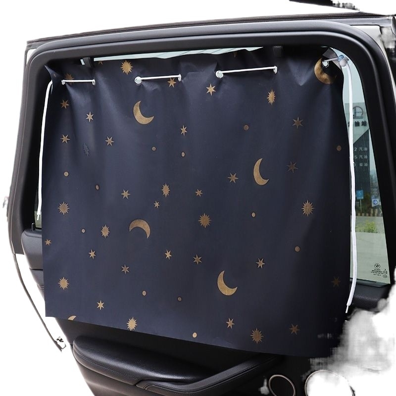 Κουρτίνα σκίασης αυτοκινήτου για ιδιωτικότητα, με βεντούζες, τηλεσκοπικός σχεδιασμός, από μη υφαντό ύφασμα, ανακλαστικός τύπος