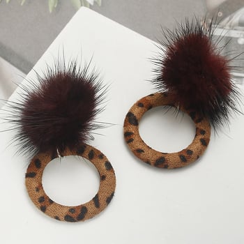 Naušnice - Geometrijski stil, Materijal: korejski velur, Pakiranje: neovisno pakiranje, Prilagodba: Da