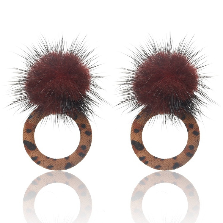 Naušnice - Geometrijski stil, Materijal: korejski velur, Pakiranje: neovisno pakiranje, Prilagodba: Da