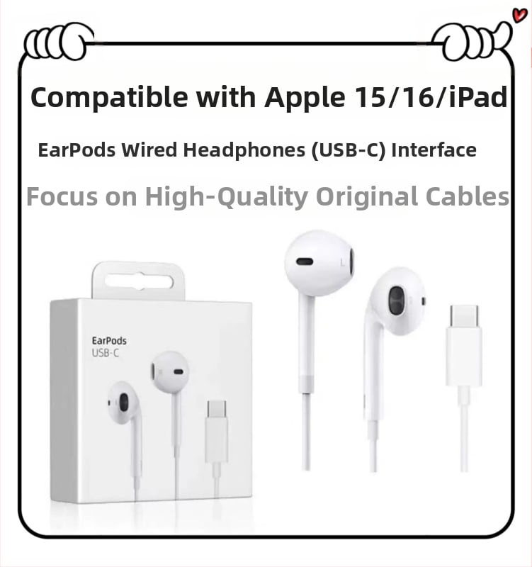 iekšējās auss ar kabeli austiņas ar iebūvētu vadību, dinamisks draiveris, troksņu samazināšana, spēcīgs bas, saderīgas ar iOS