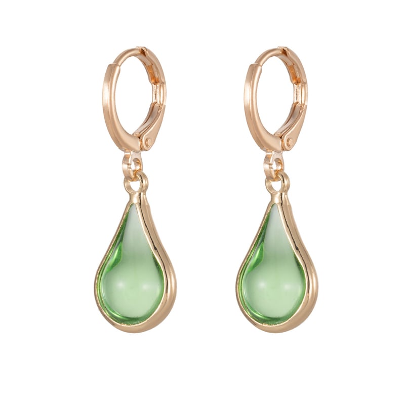 Chuang Duo γυάλινα σκουλαρίκια σε σχήμα σταγόνας – για γυναίκες, υλικό: γυαλί