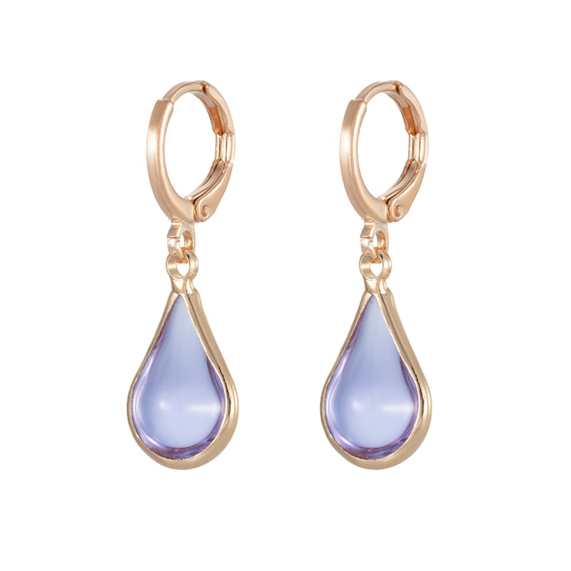 Chuang Duo γυάλινα σκουλαρίκια σε σχήμα σταγόνας – για γυναίκες, υλικό: γυαλί