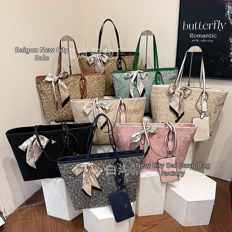 Ženska tote torba, street fashion, PU materijal, horizontalni kvadratni oblik, zatvaranje zipom