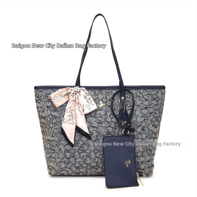 Ženska tote torba, street fashion, PU materijal, horizontalni kvadratni oblik, zatvaranje zipom