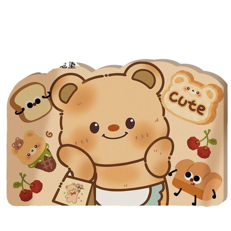 Подложка за пода от диатомова глина — абсорбираща, неплъзгаща се, бързосъхнеща, с карикатурен принт и специална форма за баня