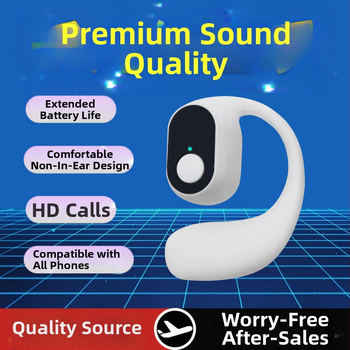 Bluetooth headset s háčikom za ucho, potlačenie hluku, dlhá výdrž batérie 4–8 h, digitálny displej stavu batérie, IPX7 vodeodolnosť, Bluetooth 5.4, dosah 10 m