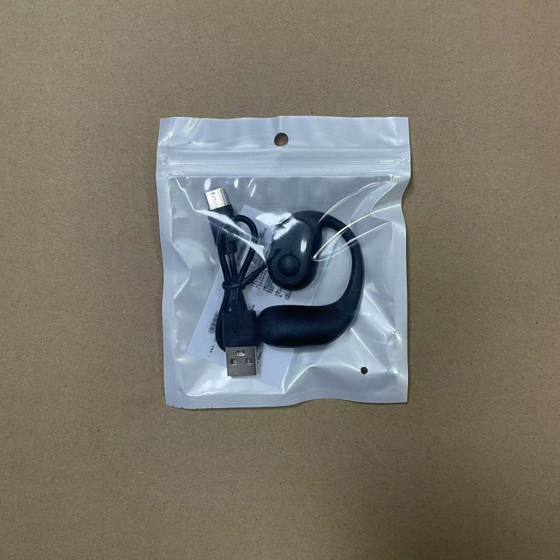 Căști Bluetooth cu agățături pentru urechi, anulare zgomot, durată lungă a bateriei 4–8 h, afișaj digital al nivelului bateriei, IPX7 rezistente la apă, Bluetooth 5.4, rază de 10 m