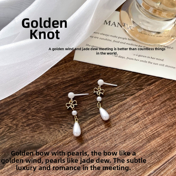 Naušnice od Bio porcelana, oblik mašnice, mješoviti materijali, keramički post, jesen 2025