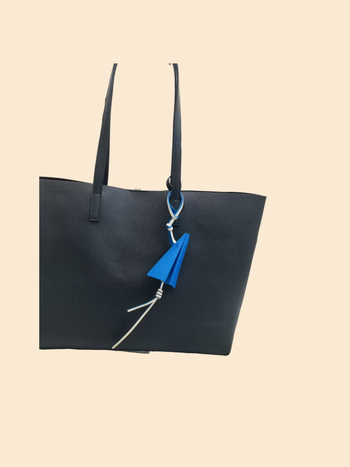 Kožni privjesak za torbu s motivom papirnatog zrakoplova – automobilni dodatak, višefunkcionalan, pleteni