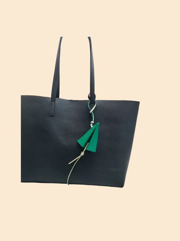 Kožni privjesak za torbu s motivom papirnatog zrakoplova – automobilni dodatak, višefunkcionalan, pleteni