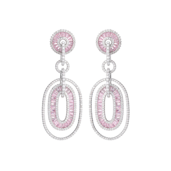 Naušnice Liyu Jewelry – Geometrijski bakreni dizajn, elektroplatina, iglice od srebra 925, vrhunski stil