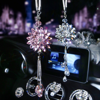 Janina kristalni auto ukras – moderni dizajn, petokraki zvjezdani oblik, unutarnja dekoracija automobila