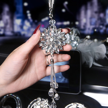 Janina kristalni auto ukras – moderni dizajn, petokraki zvjezdani oblik, unutarnja dekoracija automobila