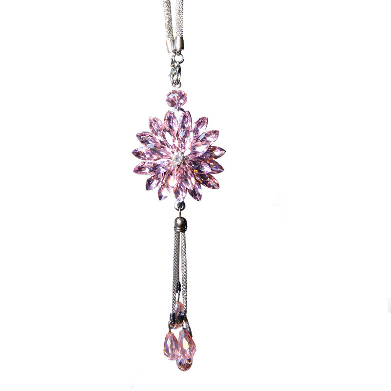 Janina kristalni auto ukras – moderni dizajn, petokraki zvjezdani oblik, unutarnja dekoracija automobila