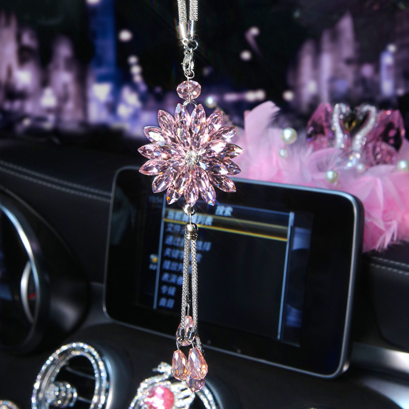 Janina kristalni auto ukras – moderni dizajn, petokraki zvjezdani oblik, unutarnja dekoracija automobila