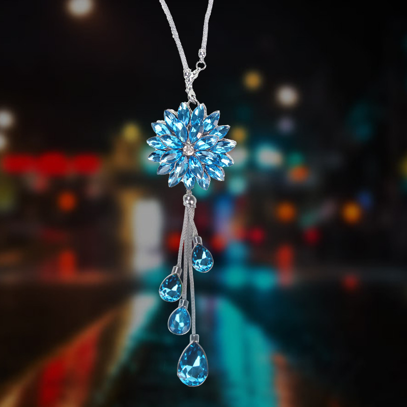 Janina kristalni auto ukras – moderni dizajn, petokraki zvjezdani oblik, unutarnja dekoracija automobila