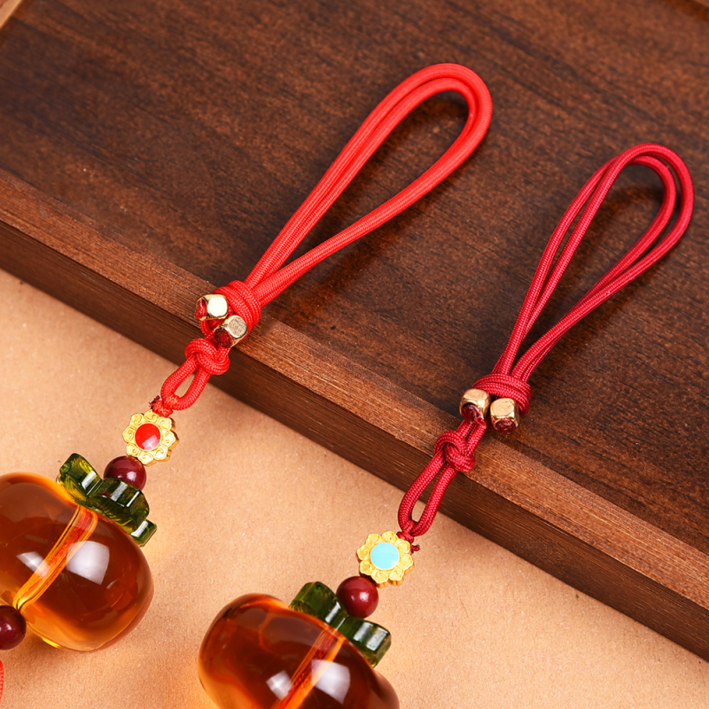 Κρεμαστό αυτοκινήτου με συνθετικό κρύσταλλο, Xiaoman XM063007, κινεζικός παραδοσιακός στυλ, εσωτερική διακόσμηση αυτοκινήτου