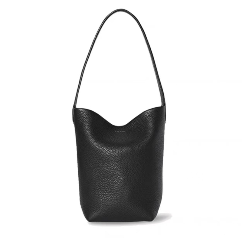 Bucket bag od super fiber materijala, urban minimalizam, vertikalni kvadratni oblik, otvoreni vrh
