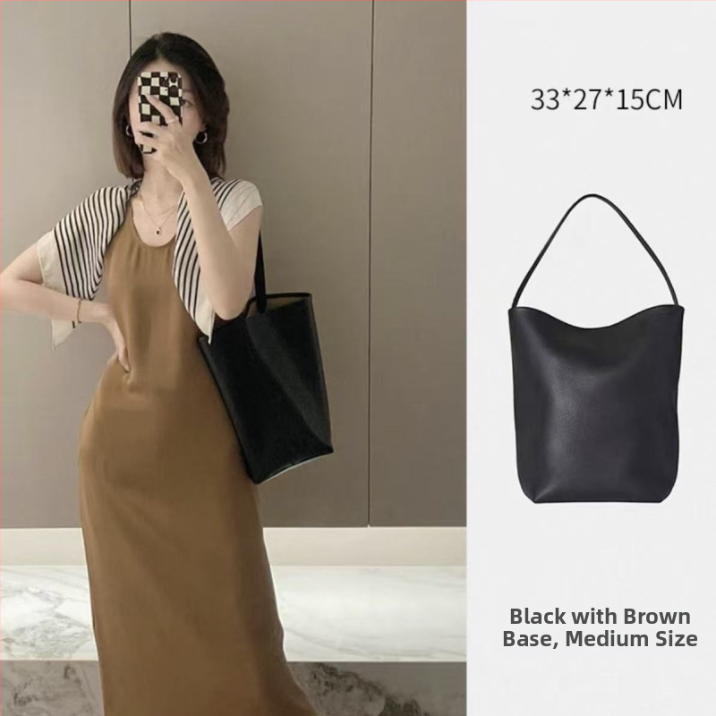Bucket bag od super fiber materijala, urban minimalizam, vertikalni kvadratni oblik, otvoreni vrh