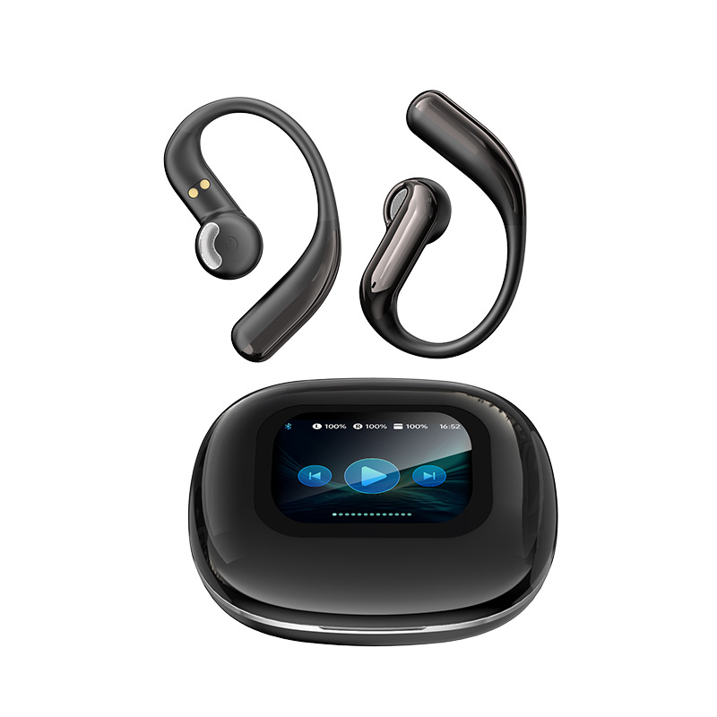 G61 căști TWS cu clips, Bluetooth 5.4, IPX4 rezistente la apă, peste 8 ore baterie, latență scăzută pentru jocuri, stereo