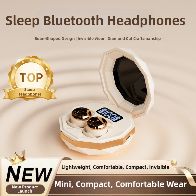 Slúchadlá Bluetooth na spanie, do uší, s potlačením hluku, 4–8 h výdrže batérie, dosah 15 m, Bluetooth 5.3+EDR, stereo zvuk