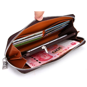 Muški PU kožni novčanik-ključ s dva pretinca za kartice - Urbani stil, Vodootporan, Model 8015